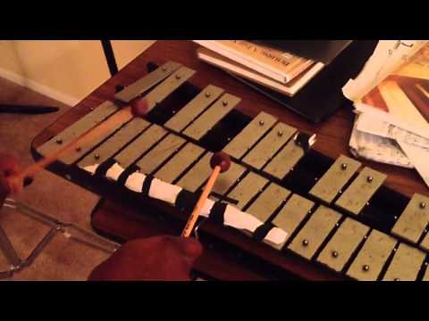 Gotye - xylophone tutorial - somebody I used to know