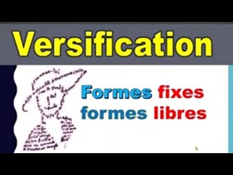 Formes fixes, formes libres #versification #poesie