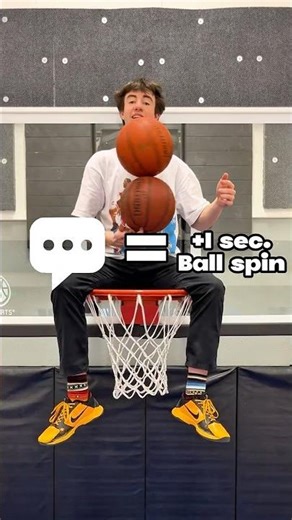 1 COMMENT = 1 SECOND SPIN 🏀