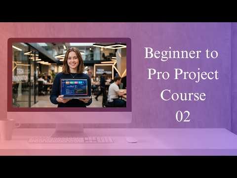 2- Project Setup and Professional Top Bar Design Using HTML, CSS & Bootstrap | Complete Beginner