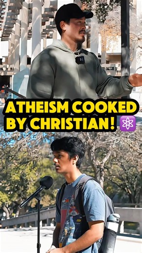 ⚛️😬 ATHEISM COOKED BY CHRISTIAN!