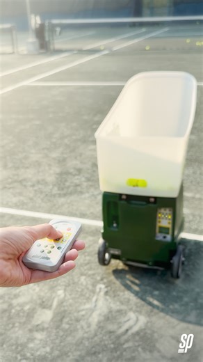 Silent Partner | Ball Machine on Instagram: "Sun’s out, court’s calling ☀️ Ball machine on, let’s go."