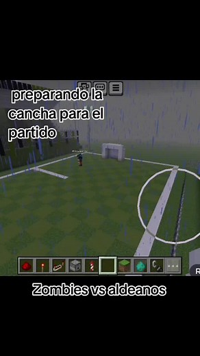 Zombies vs aldeanos: ¡Preparando la cancha para el partido a las 17:00!