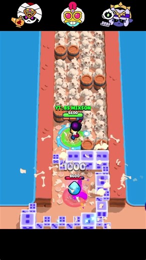 Can Meeple, Carl & Sandy Survive the Tick Head?! 💀🔥#brawlstars #viralgameplay #brawl #gaming #shorts