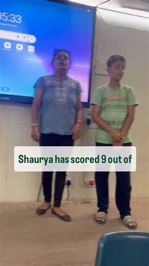 Neeta Kumar on Instagram: "Wow! 5th grader aced computer class with 9/10 marks in school test! #appreciation #praise #Encourage #encouragement #Motivation #Tutor #teacher #student #happiness #creator"