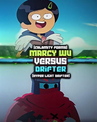 Marcy Wu Vs Drifter | Amphibia x Hyper Light Drifter