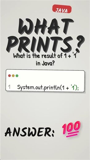 Java String Addition Trick