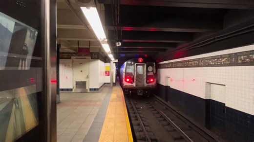 R143 (L) Train Leaving Myrtle Ave Wyckoff Aves