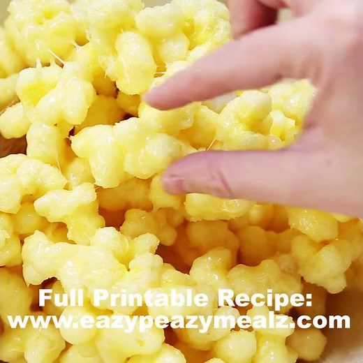 Corn Pops Recipe- Caramel Salty Corn Puffs