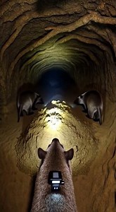 A Camera Followed This Armadillo Underground… This Is What It Found😱 #armadillo #wildlife #animals