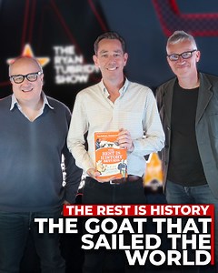 2.3K views | The G.O.A.T of goats?  The Rest is History duo Dominic Sandbrook and Tom Holland share some mind-blowing and bizarre stories from history with Ryan Tubridy, including the goat that travelled the world 勞 #VirginRadioUK #TheRestIsHistory #history #RyanTubridy | Virgin Radio UK | Facebook