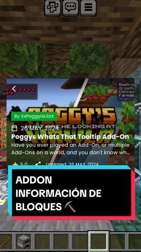 Poggys What's That Tooltip Add-On para Minecraft
