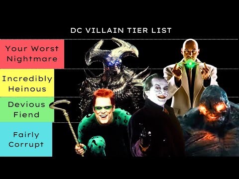 Ranking My Top 25 Villains in DC Movies