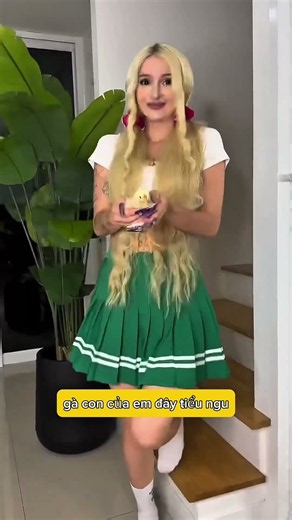 Mèo con muốn nuôi gà con để làm bạn 🦀❤️