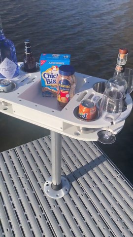 Boat and Pontoon Table - Great for Docks Too! - Etsy