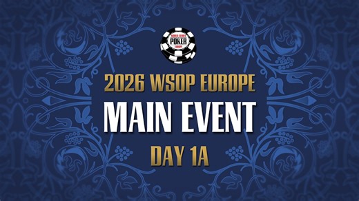 STREAM: WSOP Europe 2026 Main Event | Day 1A |