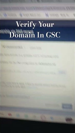 Verify your domain in Google Search Console to INDEX WEBSITE #googlesearchconsole #technicalseo