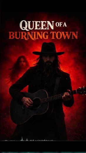 QUEEN OF A BURNING TOWN 🔥 #DarkCountry #OutlawCountry #SouthernGothic #CinematicCountry