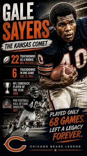 Gale Sayers: The Kansas Comet That Burned Brightly