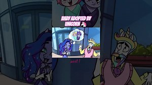 BABY ADOPTED BY UNICORN 🦄 part 1 #shortsfeed #funnyanimation #pregnancy #teenz | Teen-Z