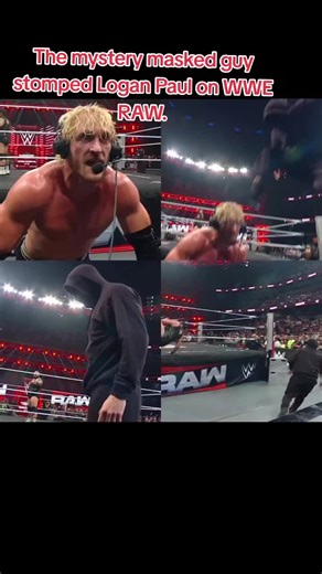 #greenscreen The mystery masked guy stomped Logan Paul on WWE RAW.