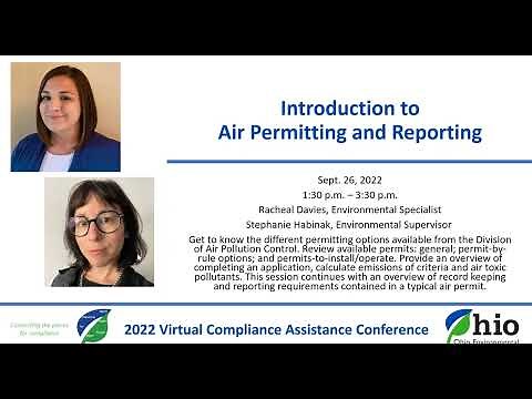 2022 VCAC - Introduction to Air Permitting and Reporting