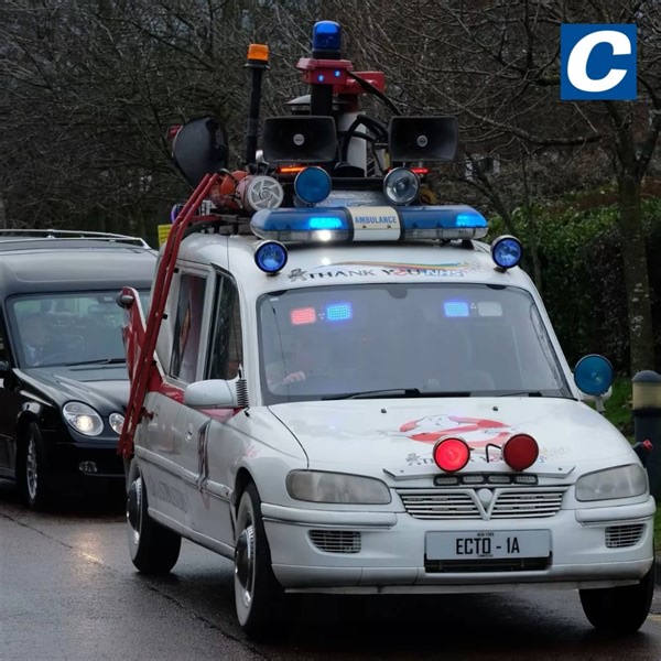 There were smiles as well as tears friends and family of Barry Carr attended his Ghostbusters themed funeral ❤️ | Newcastle Chronicle