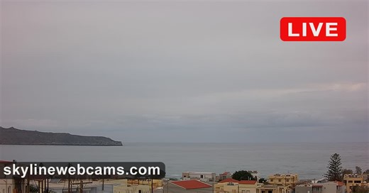 Kamera na żywo Kato Stalos - Kreta | SkylineWebcams