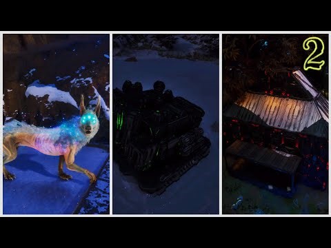 سوينا بيت وجبنا المخلوق الجديد #2 | ark survival ascended 