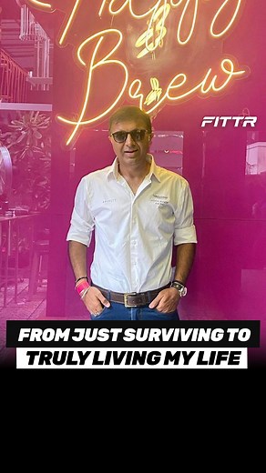 Turning exhaustion into energy: Riitesh Panndya’s transformation is proof that it’s never too late to reclaim your health and life! 🌟💪 | FITTR