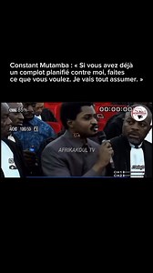 15 reactions | ⚖️ Constant Mutamba Amkabili Jaji Bila Woga Kesi ya Mahakama ya Rufaa Mwanasiasa wa upinzani Constant Mutamba ameibua msisimko mbele ya Mahakama ya Rufaa (Cour de cassation), akituhumu njama dhidi yake: ️ “Mna njama tayari dhidi yangu, fanyeni mnachotaka. Niko tayari kubeba mzigo. Siko hapa kupokea vitisho.” Kauli yake imetikisa mahakama na kuzua mijadala kuhusu uhuru wa mahakama nchini. #Mutamba #CourDeCassation #RDC #Haki | Mecamedia | Facebook