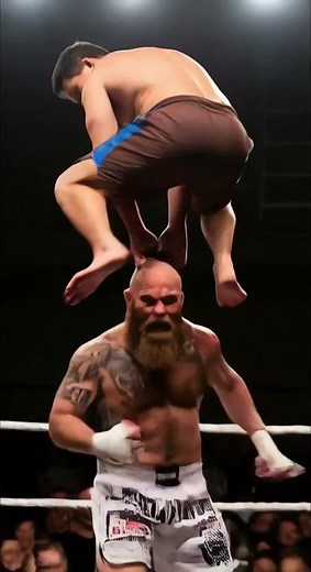 Ultra-Realistic Fast Fight | Asian Fighter Destroys Tattooed Opponent 🔥👊#FastCombat