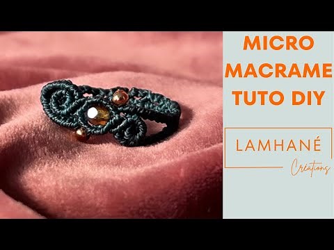 Tuto Micro-Macramé DIY : Bague "Cécile"