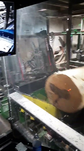 Visiting another mill, filming double cut 6' mill in action