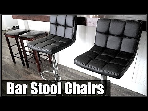 Swivel Bar Stool with Back Unboxing and initial Review (Homall Direct!)