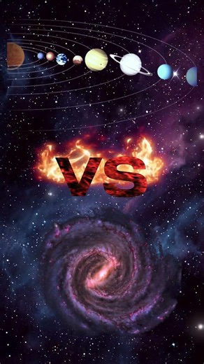 🌌Solar System vs Milky Way🤯 The Size Difference Will Shock You! 🚀 #space #universe #shorts #cosmos