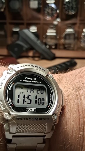 Casio W219HD-1AV Digital Watch #Casio