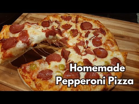 Homemade Pepperoni Pizza | Food Diary