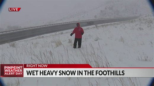 FOX31 tracks heavy snow in Colorado's foothills