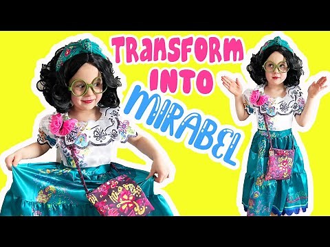 Disney Encanto DIY Mirabel Character Transformation! Costume, Makeup, and Crafts IRL