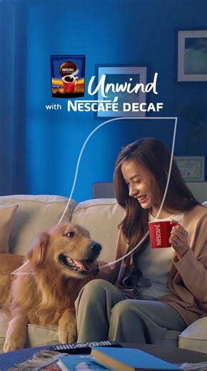 Unwind Mode ON with Nescafe Decaf, your favorite Nescafé with less the caffeine. ASC Ref. Num: N0018P092524N | NESCAFÉ