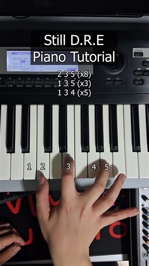 Learn STILL D.R.E. in 5 SECONDS! 🎹🔥 #shorts #drdre #piano #tutorial