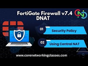 FortiGate DNAT Explained | Security Policy vs Central SNAT | Step-by-Step Lab | CNC