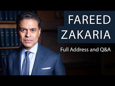 Dr Fareed Zakaria | Full Address and Q&A | Oxford Union