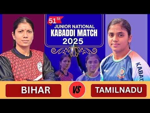 Tamil Nadu vs Bihar | Junior National Kabaddi Championship 2025 | Full Match Highlights