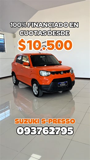 Suzuki S-Presso 2021: Financiamiento y Documentación