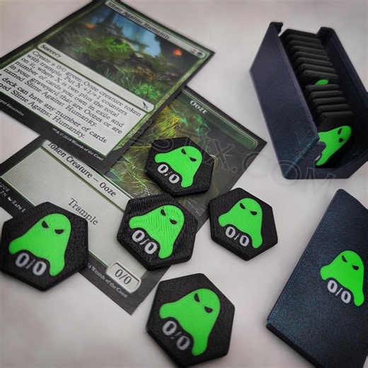 MTG Ooze Tokens: 0/0, 18x Tokens With Case - Etsy