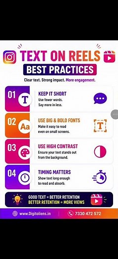 Reels Best Practices for Faster Growth in 2026 | Digitoliens | 7330 472 572