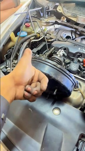 How to Fix Hard Brake Problem | Brake Booster Replace 🚗 #mechanic #shorts #trending #viral