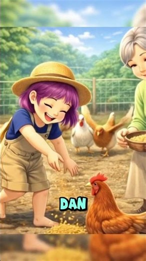 memberi makan ayam #shorts #animasi #kartun